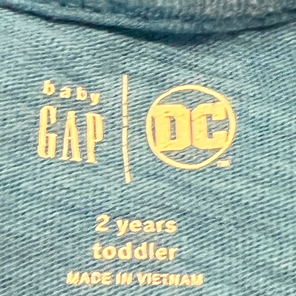 VGUC DC x Gap Toddler Blue Superman Graphic Tee - Picture 5 of 6